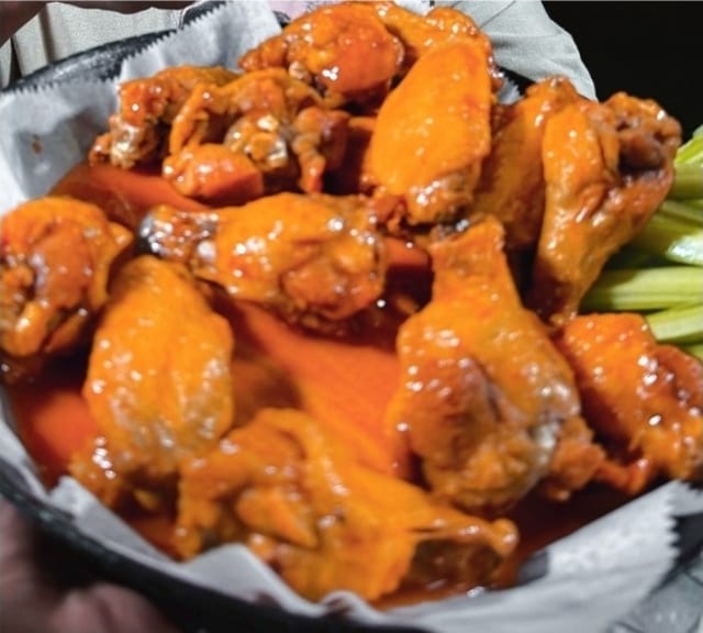 5 Wings And Fries.